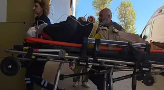 İnegöl'de Fabrika İnşaatında Iskele Devrildi, Bir İşçi Yaralandı