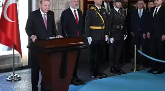 Cumhurbaşkanı Erdoğan'dan Anıtkabir ziyareti! İşte Özel Defter'e yazdığı not