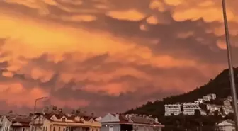 Fethiye'de Monomatik Mammatus Bulutları Görüldü