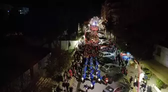 Demirci'de Cumhuriyet Bayramı Fener Alayı Coşkuyla Kutlandı