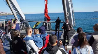 TCG Alemdar Denizaltı Arama Kurtarma Gemisi Tekirdağ'da Ziyarete Açıldı