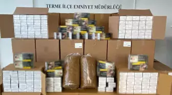 Samsun'da Tütün Operasyonu: 461 Bin Makaron Ele Geçirildi