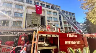 Termal'de 5 Katlı Otelde Yangın Çıktı