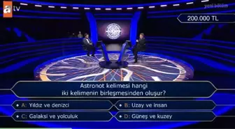 Astronot kelimesi hangi iki kelimenin birleşmesinden oluşur?
