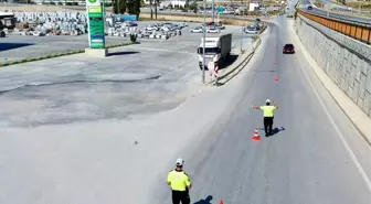 Bozüyük'te Hava Destekli Trafik Denetimi: 11 Sürücüye Ceza
