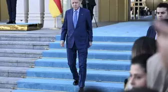 Cumhurbaşkanı Erdoğan, Almanya Başbakanı Merz'i resmi törenle karşıladı