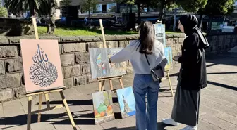 Giresun Üniversitesi Öğrencilerinden Resim Sergisi