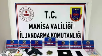 Manisa'da Uyuşturucu Operasyonu: Metamfetamin ve Kurusıkı Tabanca Ele Geçirildi