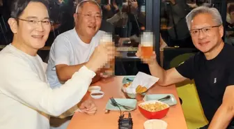 Samsung, Hyundai ve Nvidia'nın CEO'ları aynı masada