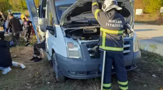 Tokat'ta İşçi Servisi ile Minibüs Çarpıştı: 10 Yaralı