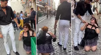 Beyoğlu'nda tasmalı rezalet! 2 şüpheli de tutuklandı