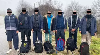 Kırklareli'nde 9 Kaçak Göçmen Yakalandı