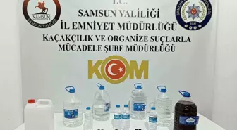 Samsun'da Sahte Alkollü İçki Operasyonu