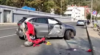 Sarıyer'de Trafik Kazası: Motosiklet Sürücüsü Ağır Yaralandı