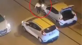 Bursa'da Sokak Ortasında Kadına Şok Darbe