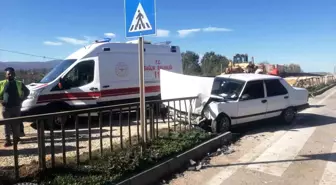 Tokat'ta İki Otomobil Çarpıştı: 1 Yaralı