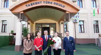 Milli Eğitim Bakanı Tekin, Özbekistan'da Okul Ziyareti Gerçekleştirdi