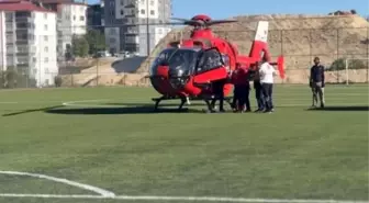 Beyin Kanaması Geçiren Hasta Ambulans Helikopterle Sevk Edildi
