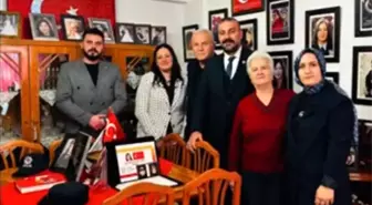 MHP Edirne teşkilatı, şehit ailelerinin evine misafir oldu