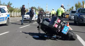 Erzurum'da Motosiklet Kazasında Yunus Polisi Yaralandı