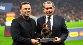 Okan Buruk'a 100. Galibiyet Plaketi