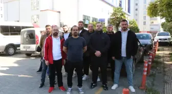 Samsun'da Hastane Çalışanlarından Maaş Eylemi