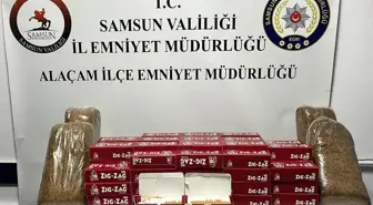 Alaçam'da Kaçakçılık Operasyonu: 19 Kilo Kaçak Tütün Ele Geçirildi