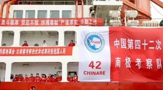 Çin'in 42. Antarktika Keşif Ekipleri Yola Çıktı