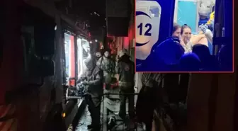 İstanbul'un göbeğinde büyük panik! 4 kişi mahsur kaldı