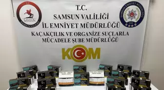 Samsun'da Kaçak Tütün Operasyonu: 10 Bin Doldurulmuş Makaron Ele Geçirildi