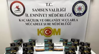 Samsun'da Kaçak Tütün Operasyonları: 10 Bin Makaron ve 19,94 Kg Tütün Ele Ge geçirildi