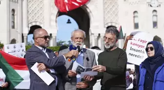 Sudan'daki iç savaşın yol açtığı insani kriz, İstanbul'da protesto edildi