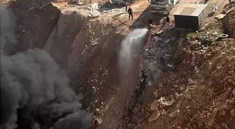 Adıyaman'da Atık Malzemeler Yüzünden Yangın Çıktı