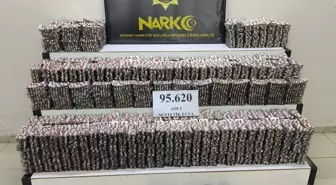 Balıkesir'de Uyuşturucu Hap Operasyonu: 95 Bin 620 Hap Ele Geçirildi