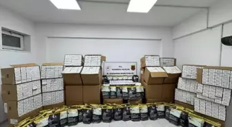 Hendek'te Kaçak Tütün Operasyonu: 32 Bin 800 Dolu Makaron Ele Geçirildi