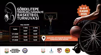 Şanlıurfa'da 1. Göbeklitepe Tekerlekli Sandalye Basketbol Turnuvası Başlıyor