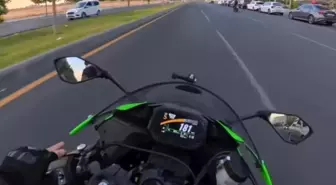 Diyarbakır'da Motosiklet Sürücüsü 181 Km Hız Yaptı