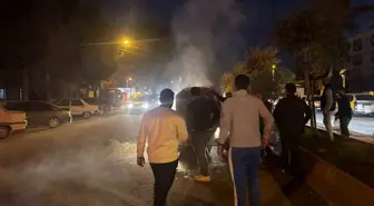 Adıyaman'da Seyir Halindeki Otomobil Yangın Üstüne Yangın