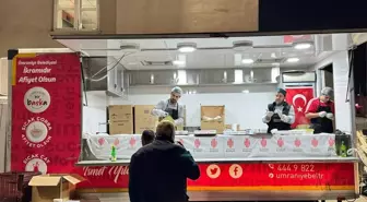 Ümraniye'de Kış Boyunca Sıcak Çorba İkramı Başladı