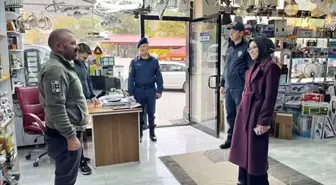 Kaymakam Yücel, Esnafı Ziyaret Etti