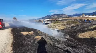 Bucak'ta Kuru Ot Yangını Söndürüldü
