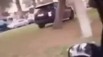 İzmir'de Trajik Komik Trafik Kazası: Cip Refüje Çıktı