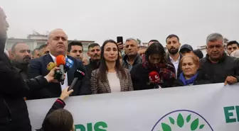 DEM Parti Eş Genel Başkanı Hatimoğulları ve Çiçek, Demirtaş'ı Ziyaret Etti