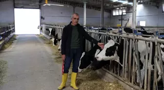 Gemerek'te Süt Üretim Çiftliği Ekonomiye Katkı Sağlıyor