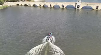 Edirne'de Meriç Nehri'nde Güvenlik Denetimleri Başladı