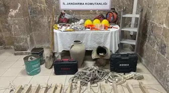 Ürgüp'te Kaçak Kazı Yapan 3 Şüpheli Suçüstü Yakalandı