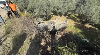 Düziçi'nde Devrilen Otomobilde Anne ve Çocuk Yaralandı