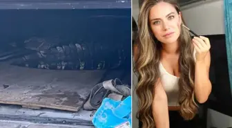 Oyuncu Ceyda Ateş'in oturduğu sitede timsah yakalandı