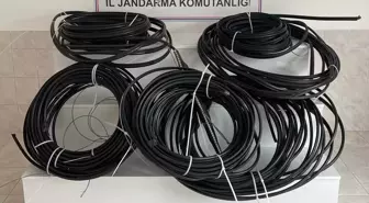 Hırsız Kablo Çalarken Suçüstü Yakalandı