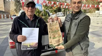 Sinop'ta 'Yeşil Vatan Seferberliği' Kapsamında Fidan Dağıtımı Yapıldı